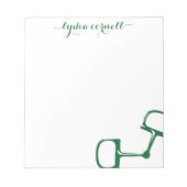 Bloc-notes Big Dee Snaffle Bit Horse - Chasseur (Devant)