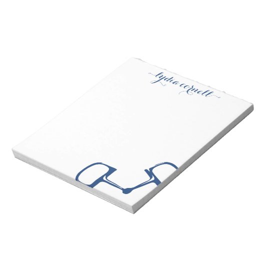 Bloc-notes Big Dee Snaffle Bit Horse - Navy (Tourné)