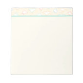 Bloc-notes blanc pour oiseaux soyeux (Devant)