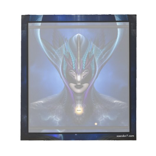 Bloc-notes bleu de Taidushan Sai Shadow (Devant)