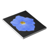 Bloc-notes bleu et jaune Petunia (Incliné)