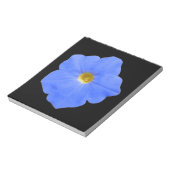 Bloc-notes bleu et jaune Petunia (Tourné)