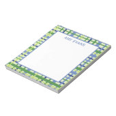 Bloc-notes bleu et vert (Tourné)