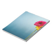 Bloc-notes bleu floral (Tourné)