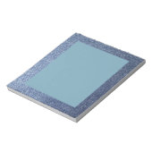 Bloc-notes bleu Jean (Tourné)