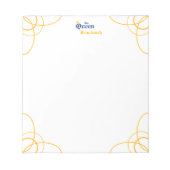 Bloc-notes bleu La Reine (Devant)