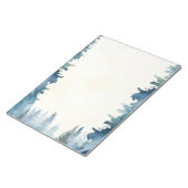 Bloc-notes bleu pour pins d'hiver (Incliné)