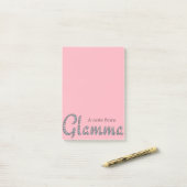 Bloc-notes bling de post-it de Glamma (Sur un bureau)