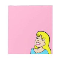 Bloc-notes Blonde Bombshell bande dessinée
