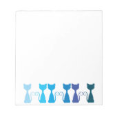 Bloc-notes Blue Funky Kittens (Devant)