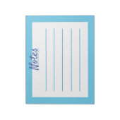 Bloc-notes Blue Sky 11 pouces x 8,5 pouces - 40 pa (Tourné)