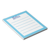 Bloc-notes Blue Sky 5,5 pouces x 6 pouces - 40 pag (Incliné)
