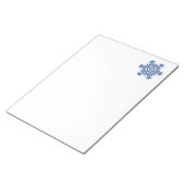 Bloc-notes Blue Snowflake (Incliné)
