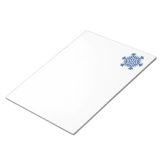 Bloc-notes Blue Snowflake (Incliné)