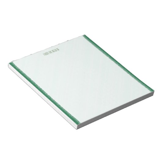 Bloc-notes Bordures vertes (Incliné)