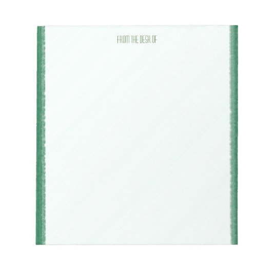 Bloc-notes Bordures vertes (Devant)