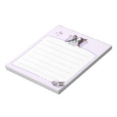 Bloc-notes Boston Terrier dormant (Tourné)