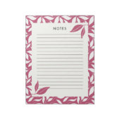 Bloc-notes botanique Merlot moderne (Tourné)