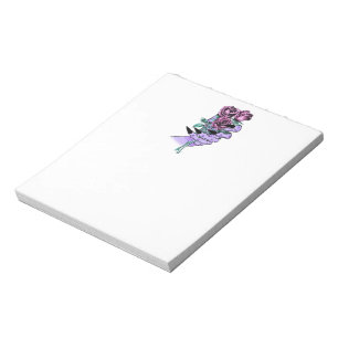 Bloc-notes Bouquet gothique