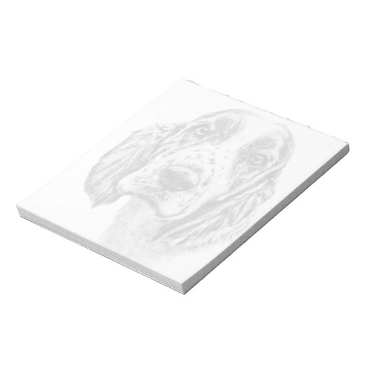 Bloc-notes BRITANNIQUE SPANIEL (Tourné)