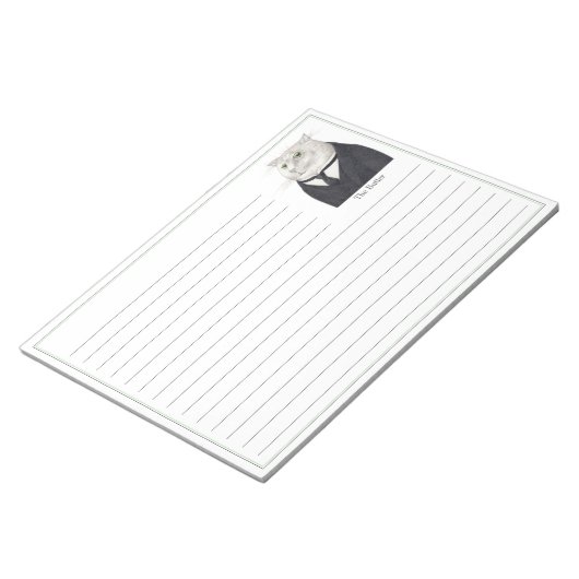 Bloc-notes BUTLER CAT 11x8.5 + lignes (Incliné)