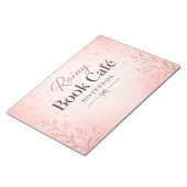 Bloc-notes Café & Livres Pluvieux (Incliné)