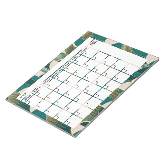 Bloc-notes Calendrier Art déco (Incliné)