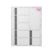 Bloc-notes Calendrier hebdomadaire Pink Bird & Flo (Tourné)