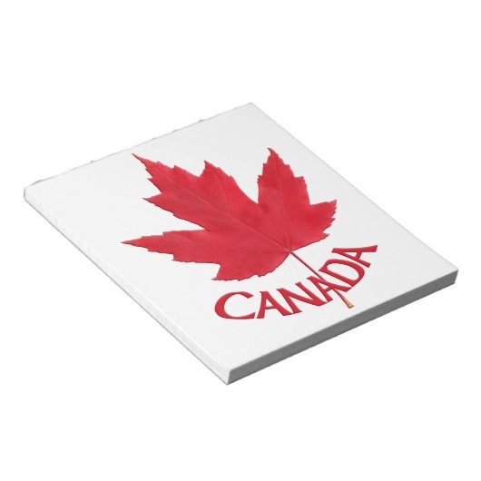 Bloc-notes Canada Feuille d'érable Cadeaux Canada (Incliné)