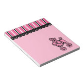 Bloc-notes Caniche Rose (Incliné)