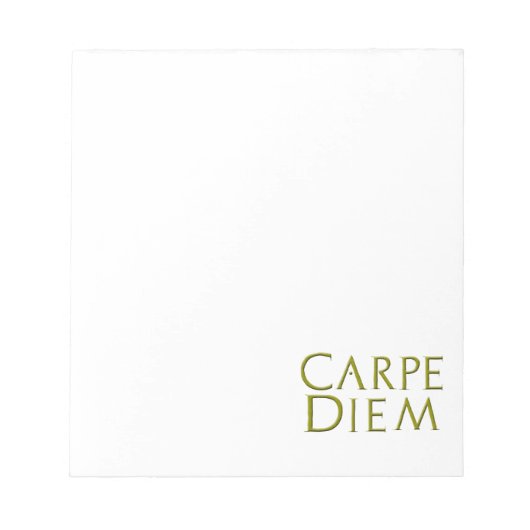 Bloc-notes Carpe Diem (Devant)