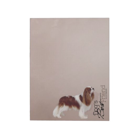 Bloc-notes Cavalier King Charles Spaniel (Tourné)