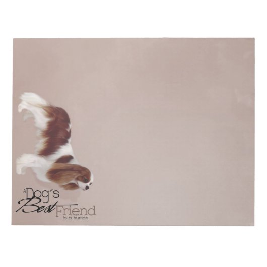 Bloc-notes Cavalier King Charles Spaniel (Devant)