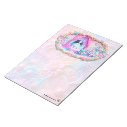 Bloc-notes Chat Pastel (Incliné)