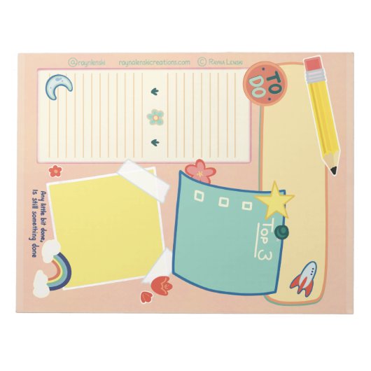 Bloc-notes chauffant à coupure contrôlée (Devant)