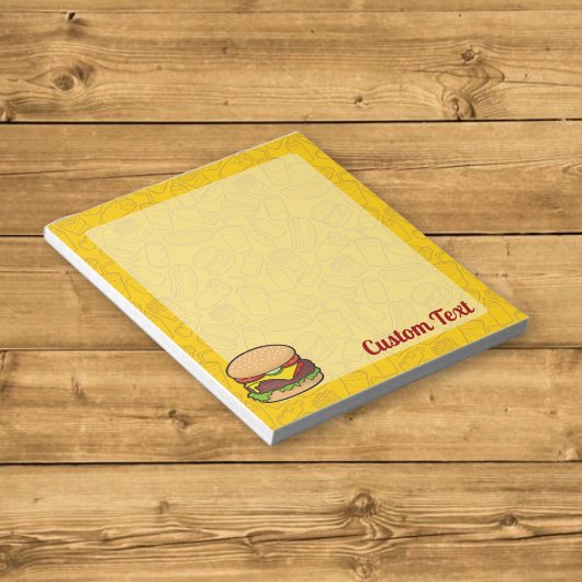 Bloc-notes Cheeseburger