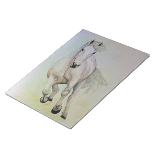 Bloc-notes "Cheval blanc" (Incliné)
