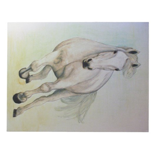 Bloc-notes "Cheval blanc" (Devant)