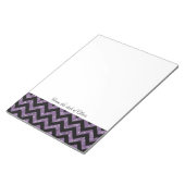 Bloc-notes Chevron Parties scintillant violet (Incliné)