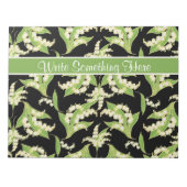 Bloc-notes chic ou Jotter : Lily of the Valley, No (Devant)