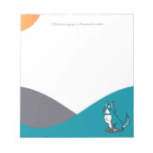 Bloc-notes Chien Bleu (Devant)