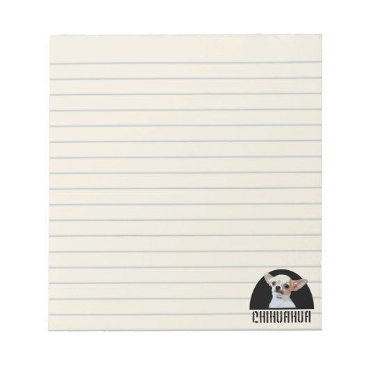Bloc-notes chien Chihuahua (Devant)