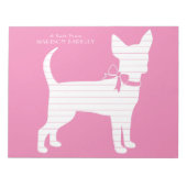 Bloc-notes Chihuahua Chien Chiot Chiot (Devant)