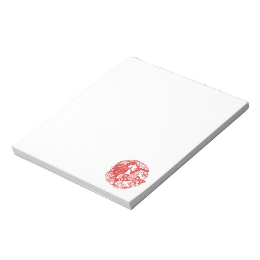 Bloc-notes chinois de l'année 2017 de l'année de p (Tourné)