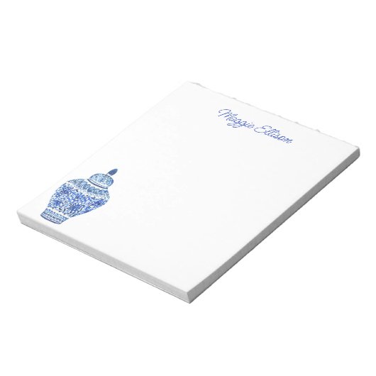 Bloc-notes Chinoiserie Aquarelle Ginger Jar (Tourné)