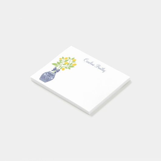 Bloc-notes Chinoiserie Lemon Tree Post-It (Incliné)
