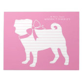 Bloc-notes Chiot Carlin (Devant)