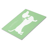 Bloc-notes chiot teckel chien saucisse (Incliné)