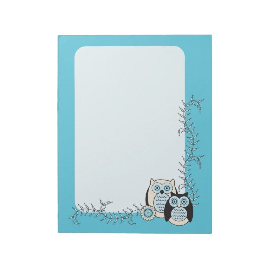 Bloc-notes Chouettes d'hiver (Tourné)