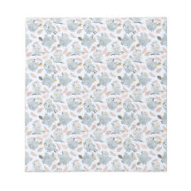 Bloc-notes Chouettes et fleurs